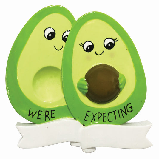 Avocado "We're Expecting" Pregnant Family of 2 and Family of 4