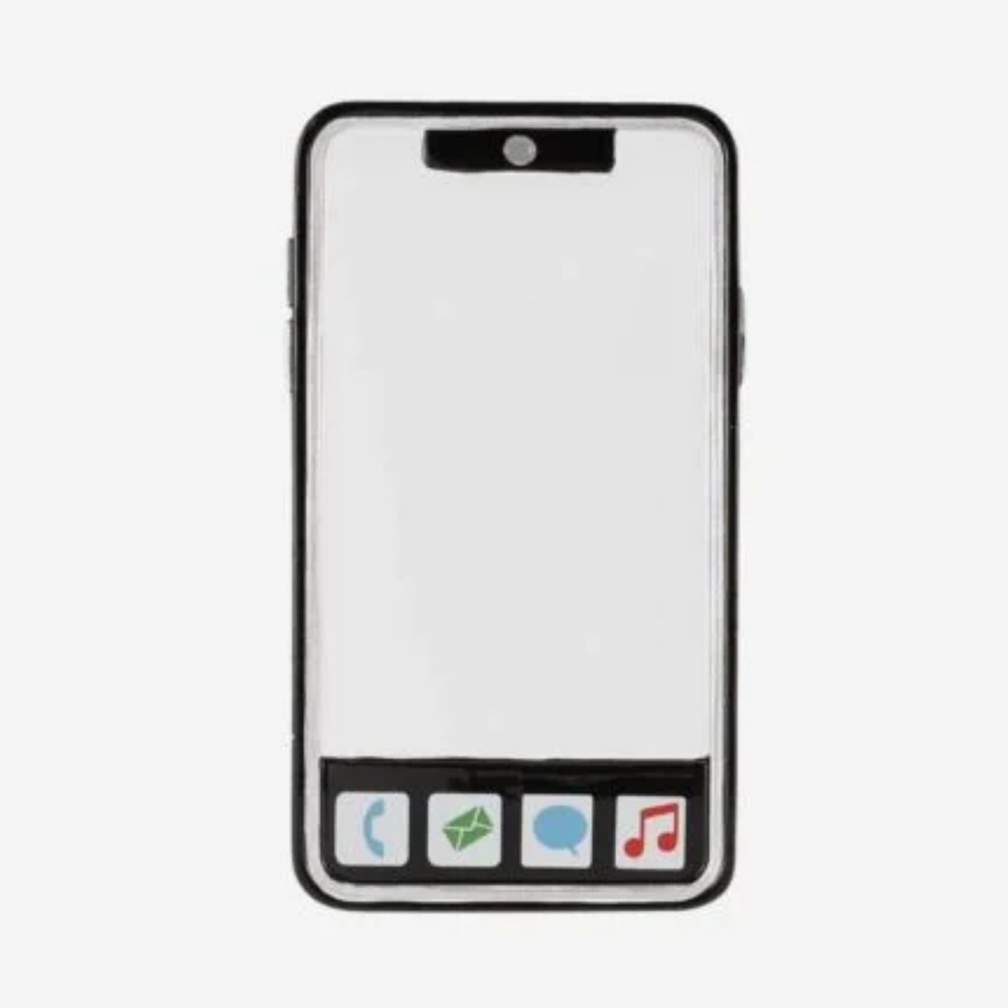 Silver Cell Phone Personalized Christmas Ornament