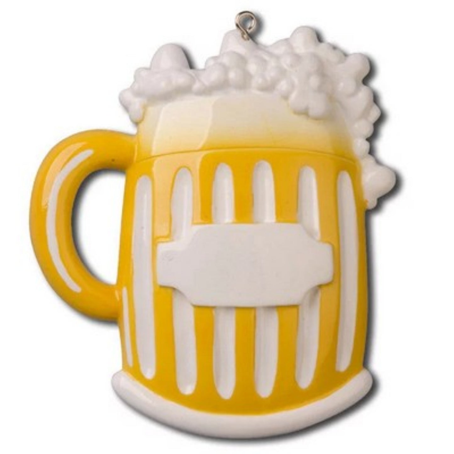 Frothy Beer Stein Personalized Christmas Ornament