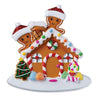 Personalized Christmas Ornament Family Series- Gingerbread House Couple/Family of 2 Custom Ornament/Personalized Ginger Bread Cookie Ornament/Gingerbread House Ornament