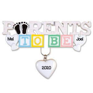 Parents To Be Personalized Christmas Ornament/Pregnancy/Expecting a Baby