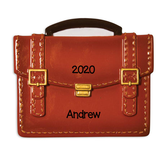 Business Briefcase Personalized Christmas Ornament/New Job