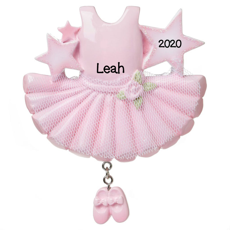 PERSONALIZED CHRISTMAS ORNAMENT CHILD- PINK TUTU/ PERSONALIZED GIRLS DANCE CHRISTMAS ORNAMENT/ GIRLS BALLET CHRISTMAS ORNAMENT/ I LOVE DANCE ORNAMENT/ CUTE DANCE ORNAMENTS/ DANCING GIRL ORNAMENTS