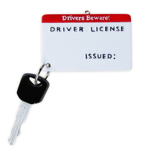 Driver's License/New Driver Personalized Christmas Ornament