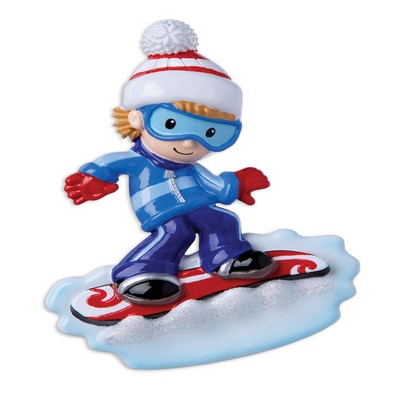 Personalized Christmas Ornament Snowboard Boy/Personalized Ornament Snowboarding Ornament Boy/Custom Xmas Snowboarder Man Ornament/Personalized By Santa