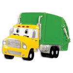 Personalized Christmas Ornaments Child- Garbage Truck/Personalized by Santa/Truck Christmas Ornament/Garbage Truck Christmas Ornament