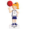 Personalized Christmas Ornaments Sports Girl Basketball Player/Personalized by Santa/Basketball Ornament/Girls Basketball Ornament
