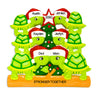 Grantwood Technology Personalized Christmas Ornament Family Holiday- Turtle Family of 6 / Family of 6 Christmas Ornaments/Turtle Christmas Ornaments/Personalized by Santa