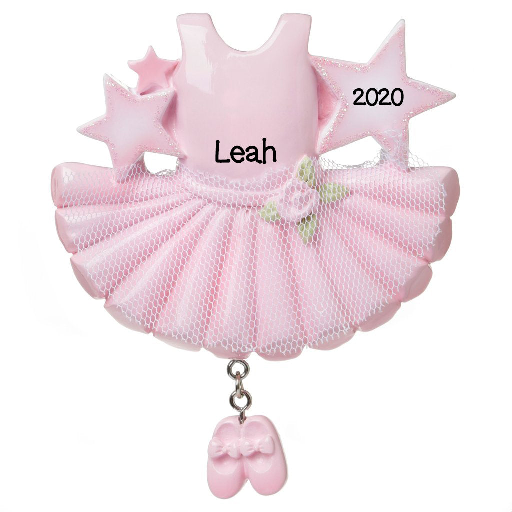 PERSONALIZED CHRISTMAS ORNAMENT CHILD- PINK TUTU/ PERSONALIZED GIRLS DANCE CHRISTMAS ORNAMENT/ GIRLS BALLET CHRISTMAS ORNAMENT/ I LOVE DANCE ORNAMENT/ CUTE DANCE ORNAMENTS/ DANCING GIRL ORNAMENTS