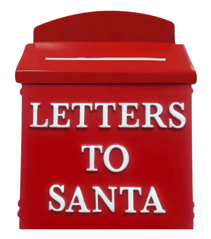Personalized Christmas Ornament - Letters To Santa Mailbox/Red Mailbox