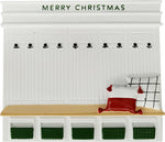 Personalized Christmas Ornament - Holiday Mudroom/Family Entryway/Coat Hooks & Baskets