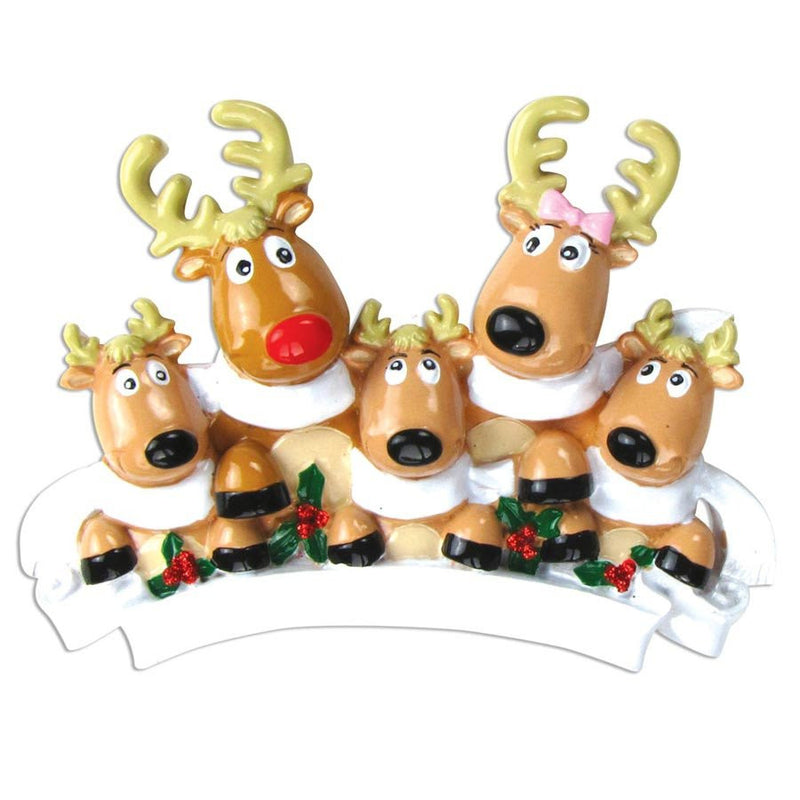 REINDEER W/SCARVES FAMILY OF 3