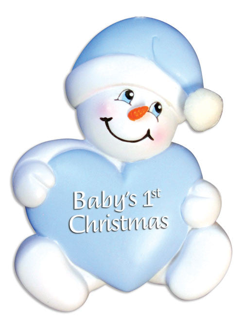 SNOWBABY WITH HEART-BLUE