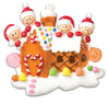 GINGERBREAD HOUSE FAMILY OF 4