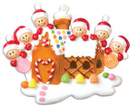 GINGERBREAD HOUSE FAMILY OF 3