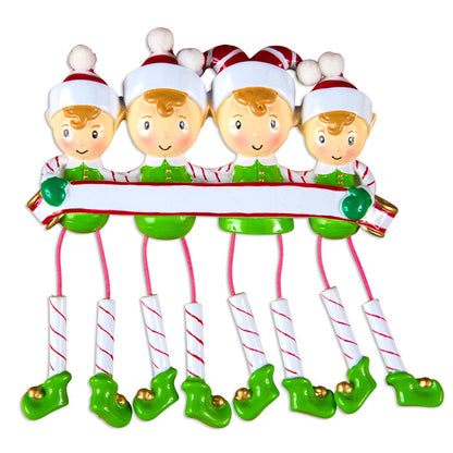 DANGLING ELF FAMILY OF 5